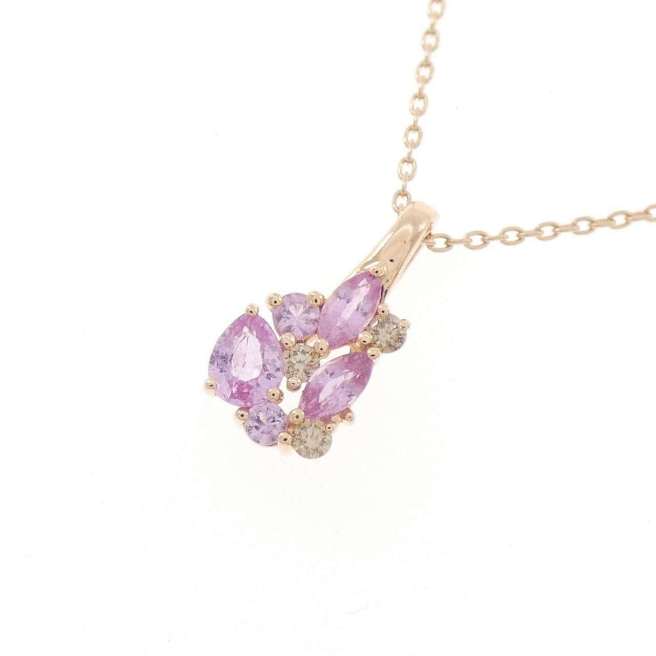ジーエスティービー サファイヤ ネックレス 0.35CT