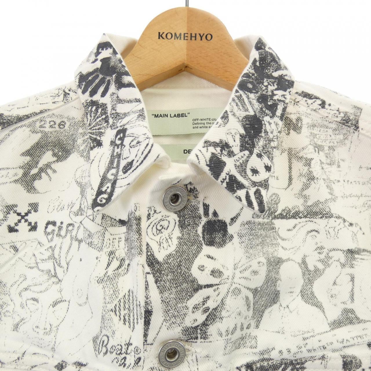 OFF-WHITE-White OWYE012F19D08051 Jacket