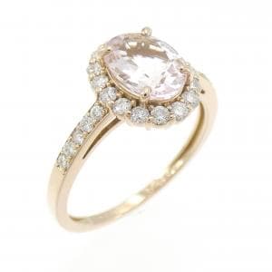 K18PG ベリル リング 1.03CT