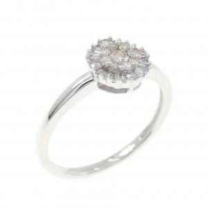 K18WG ダイヤモンド リング 0.24CT