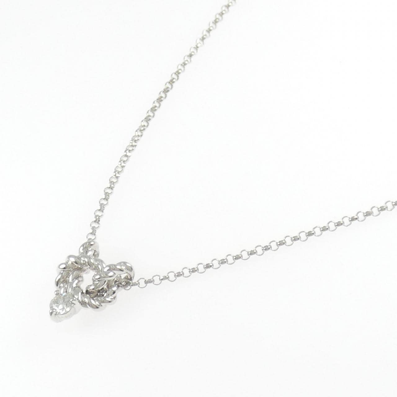 PT900/PT850 ダイヤモンド ネックレス 0.24CT