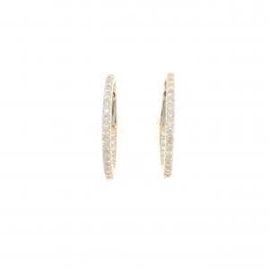 K18YG ダイヤモンド ピアス 0.50CT