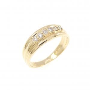 K18YG ダイヤモンド ピンキー リング 0.10CT