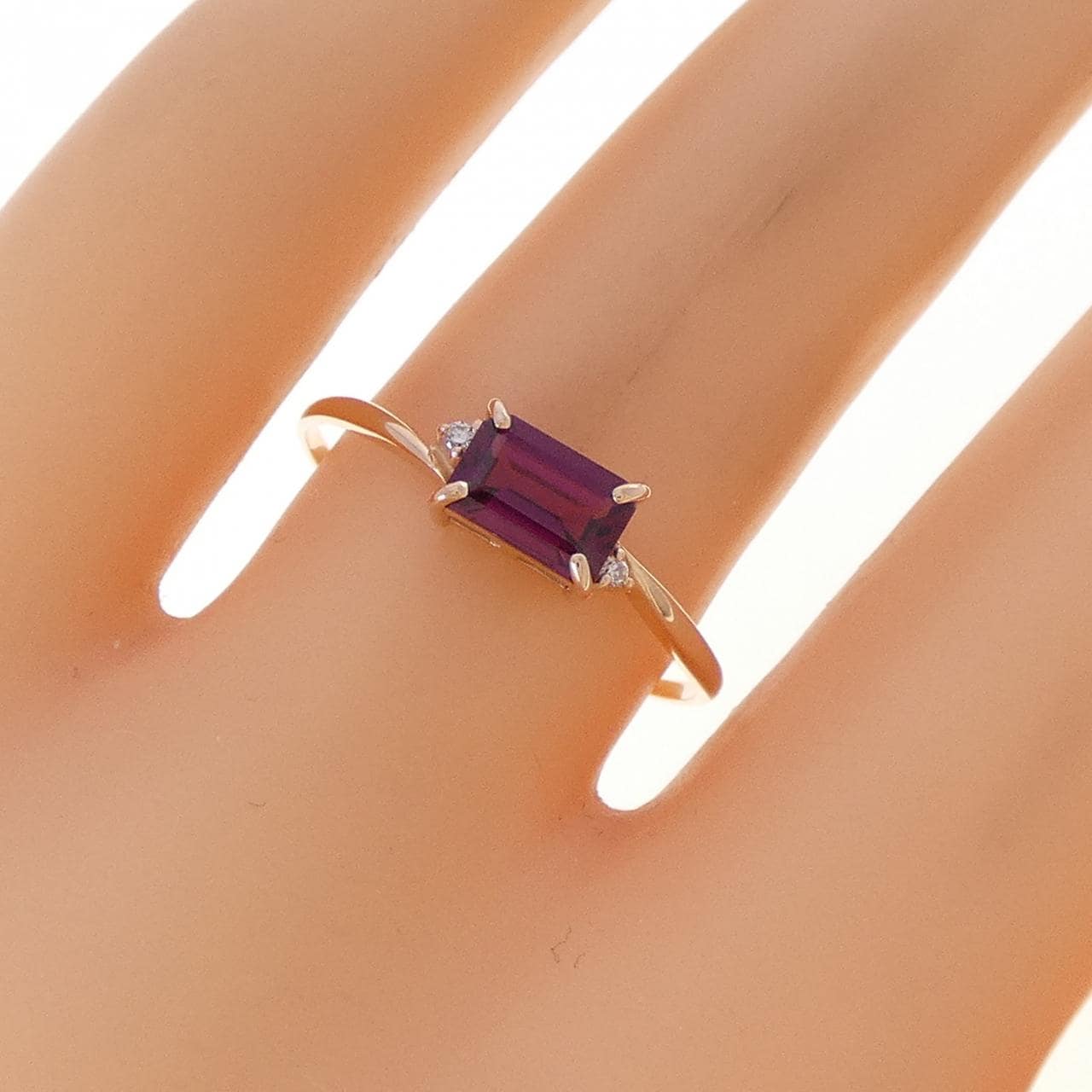 K10PG ガーネット リング