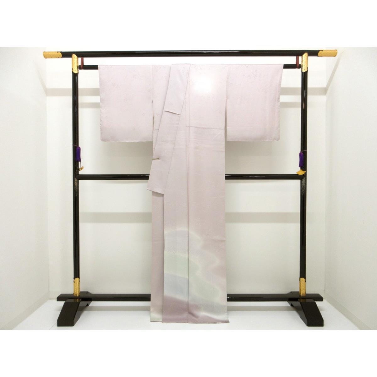 [Unused items] Visiting kimono, silver glaze processing, gradation dyeing