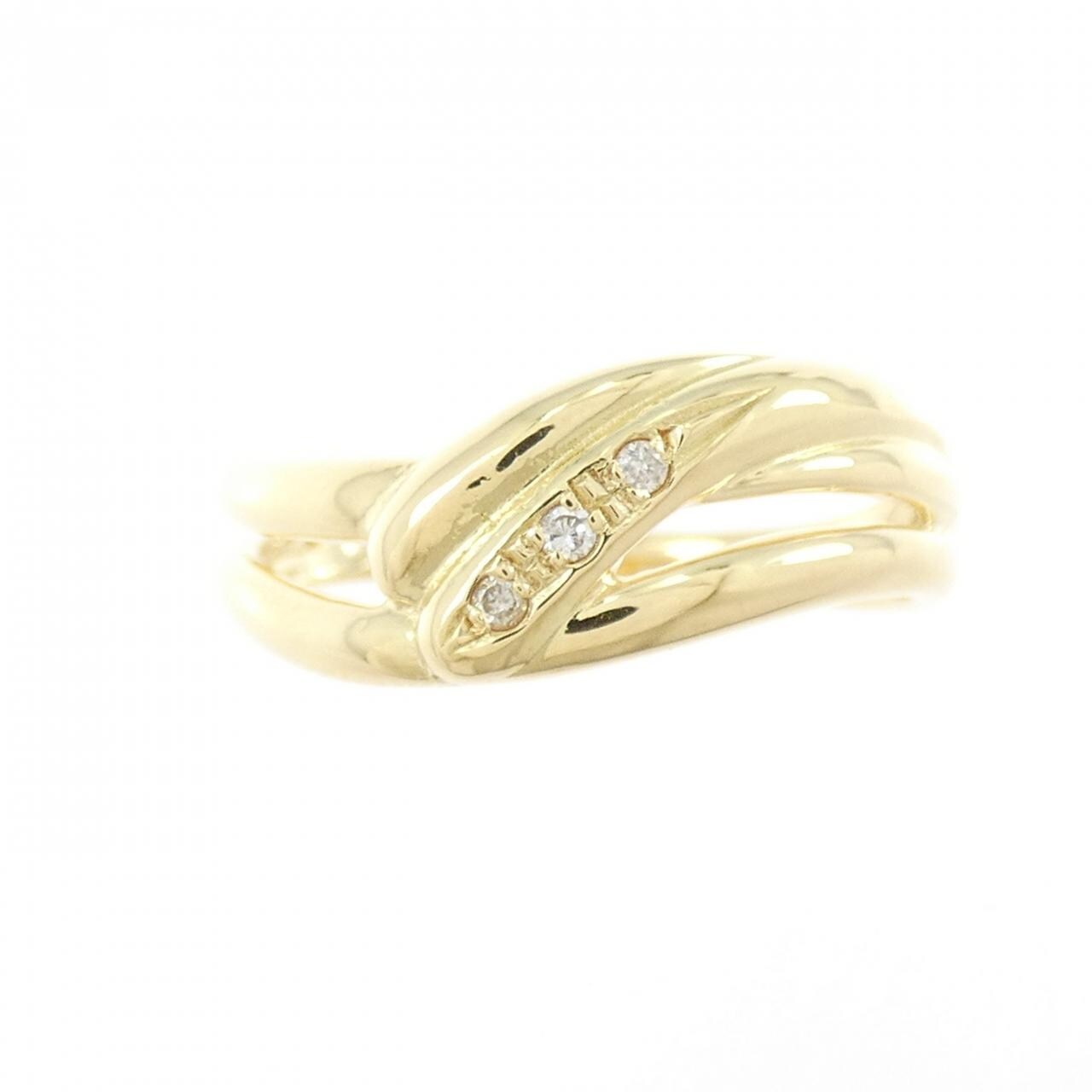 K18YG ダイヤモンド リング 0.02CT