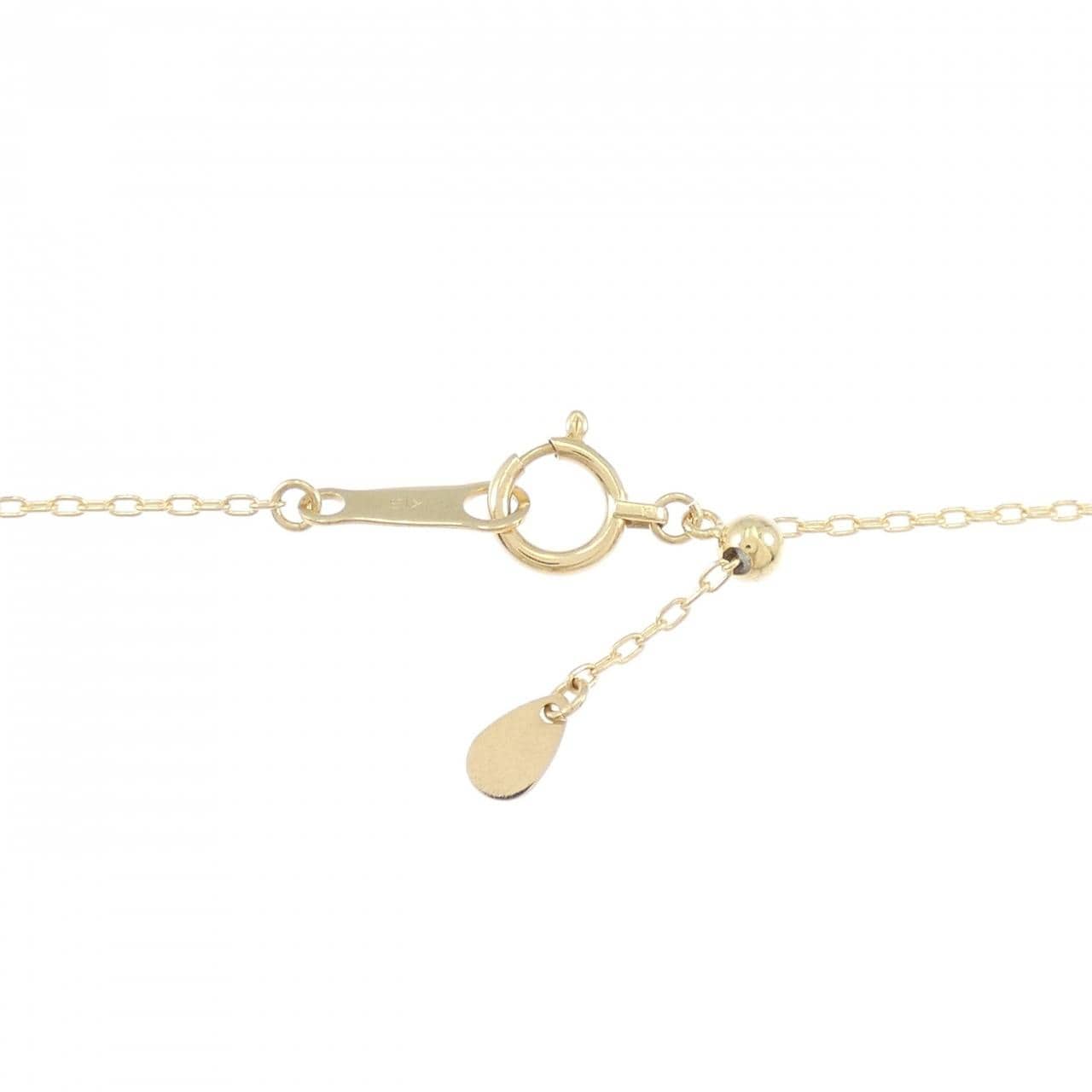 K18YG ダイヤモンド ネックレス 0.222CT