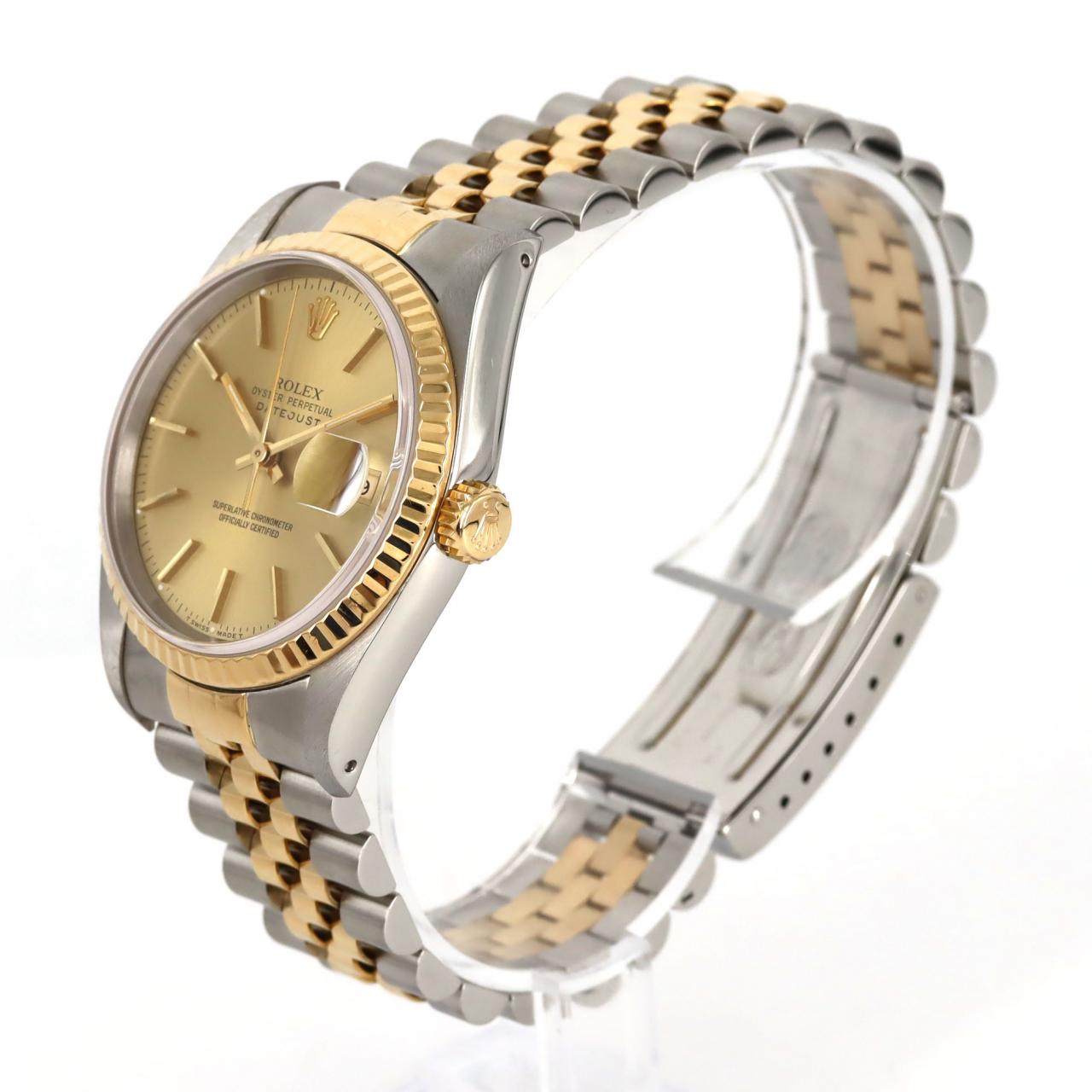 ROLEX Datejust 16233 SSxYG自動上弦X 編號