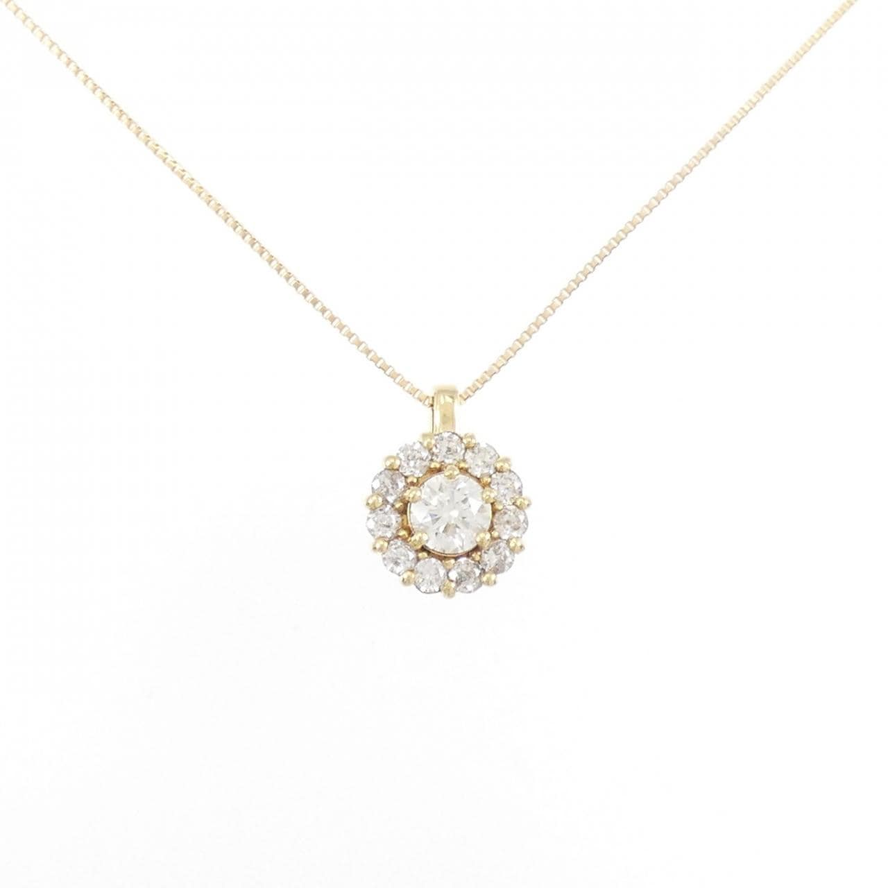 K18YG ダイヤモンド ネックレス 0.257CT