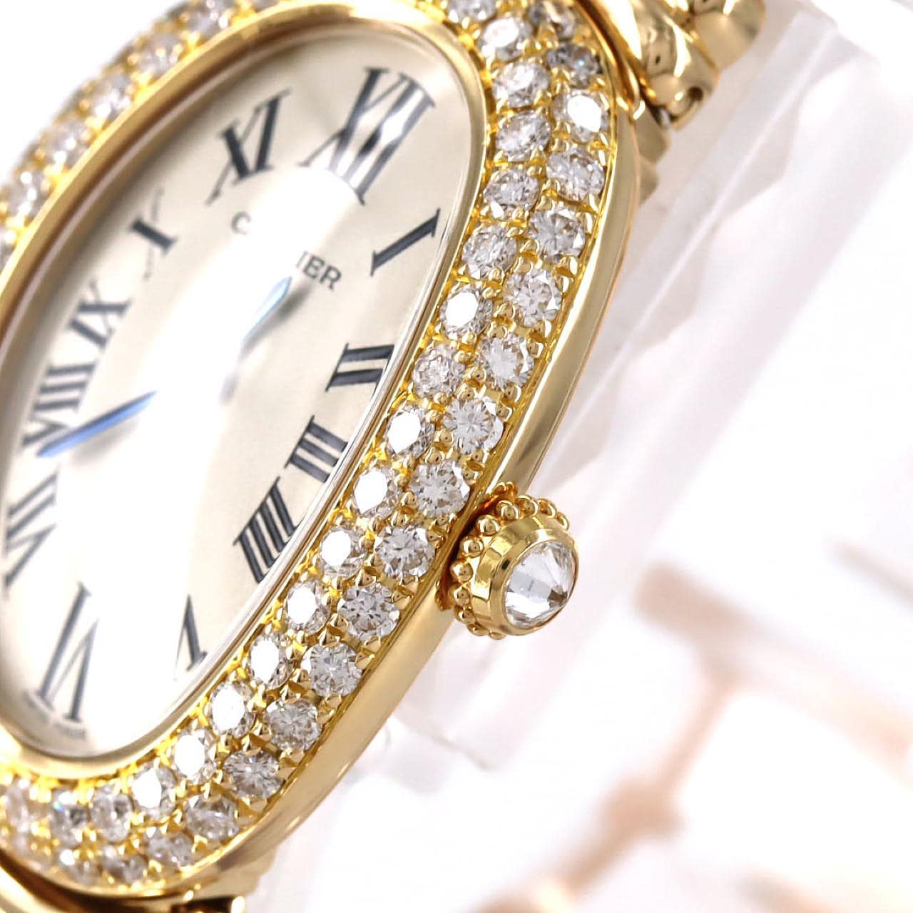 カルティエ ベニュワール YG/2D WB5096D8 YG クォーツ