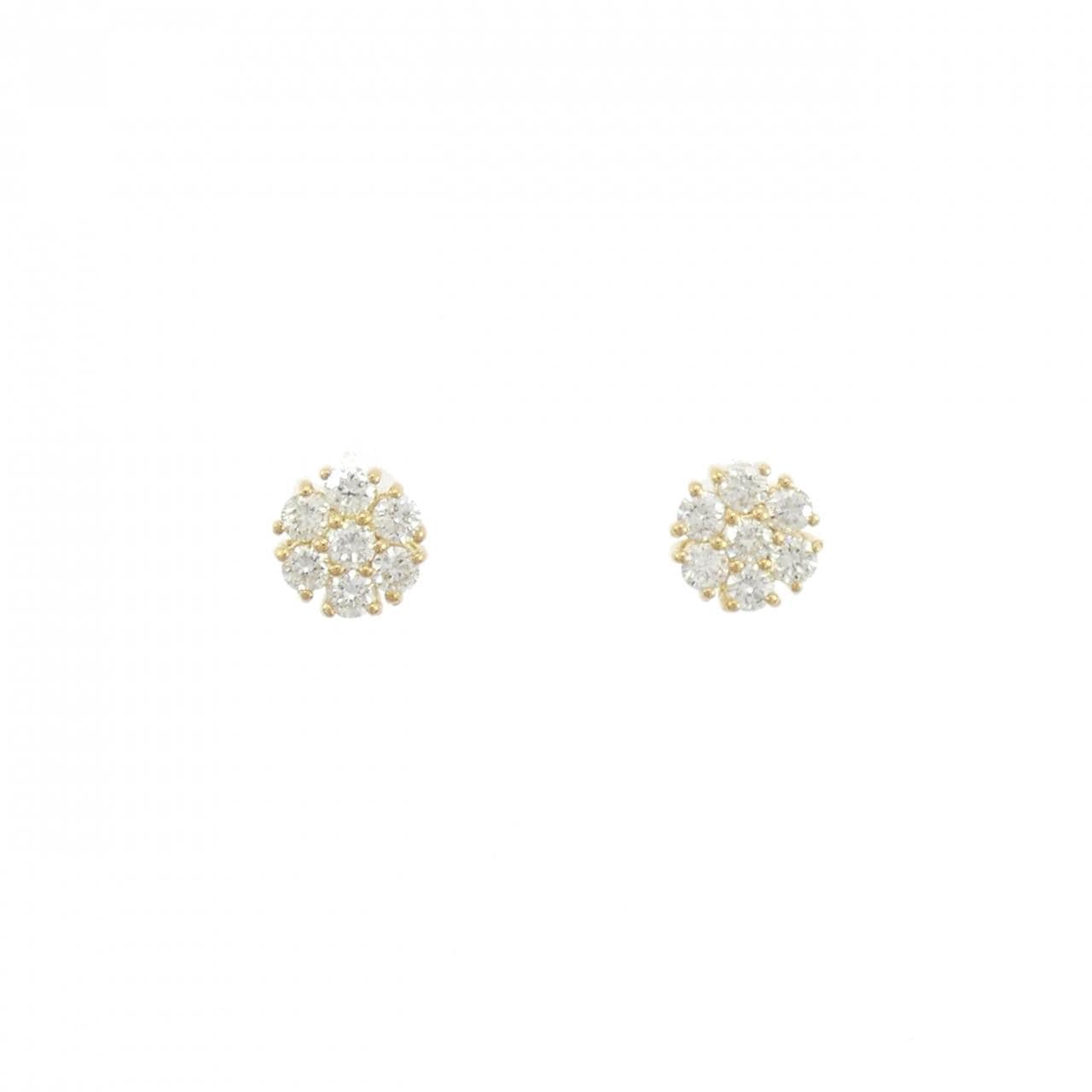 【リメイク】K18YG ダイヤモンド ピアス 0.30CT