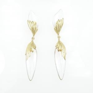 K18YG クオーツ ピアス