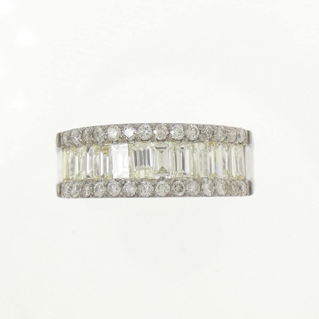 K18WG ダイヤモンド リング 1.08CT