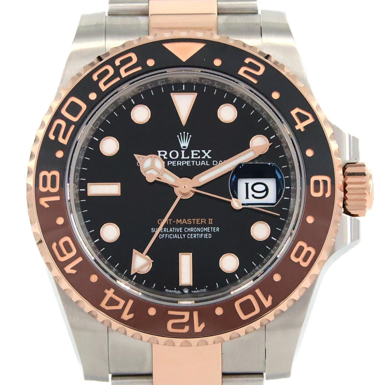 ロレックス GMTマスターⅡ 126711CHNR SSxPG 自動巻 ランダム番