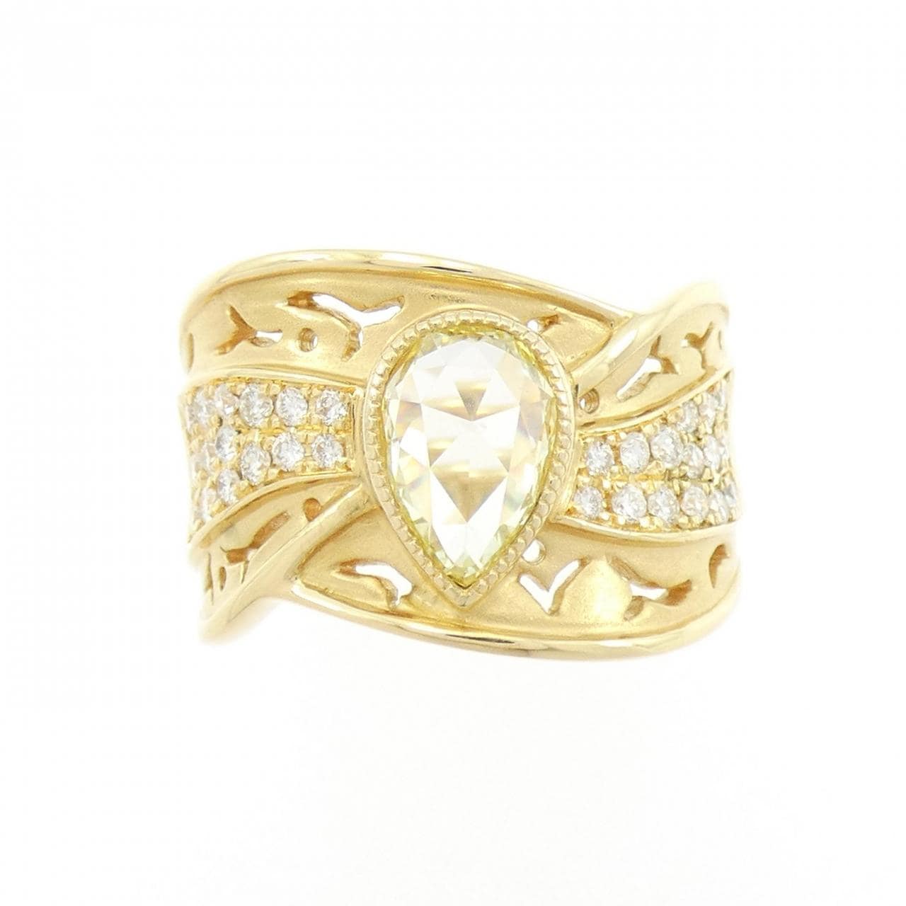 K18YG ダイヤモンド リング 1.17CT