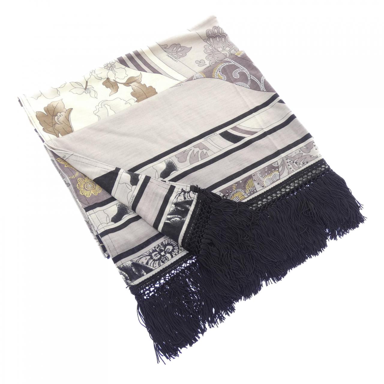 ★LEONARD FASHIONレオナール　ストール ショール コメ兵｜レオナールファッション LEONARD FASHION 03446630 STOLE