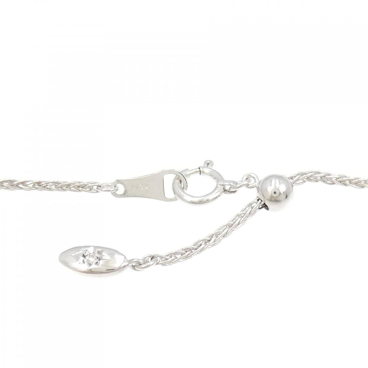 K18WG Diamond necklace