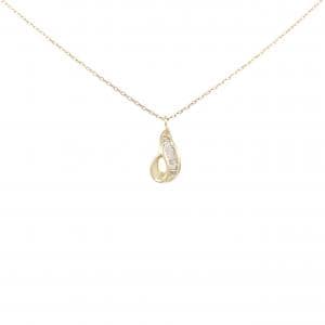 K18YG ダイヤモンド ネックレス 0.15CT