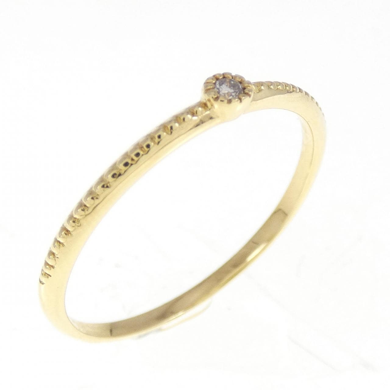K18YG ダイヤモンド リング 0.03CT