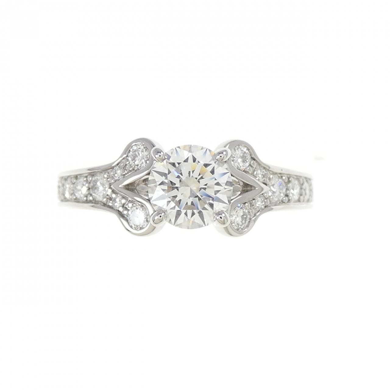 カルティエ バレリーナ リング 0.60CT F VVS2 3EXT