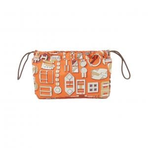 エルメス CARRE EN BOUCLES フールビ 25cm ポーチ