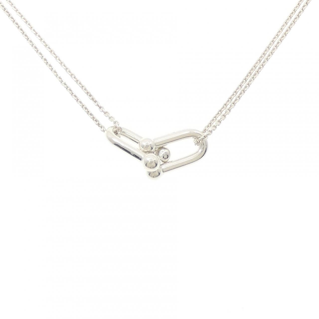 ティファニー ハードウェア ラージ ダブル リンク ネックレス