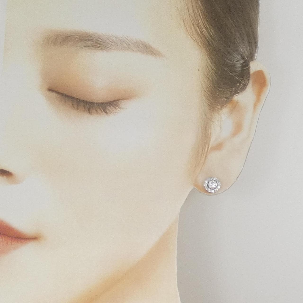 ギンザ タナカ ピアス 0.347CT 片耳