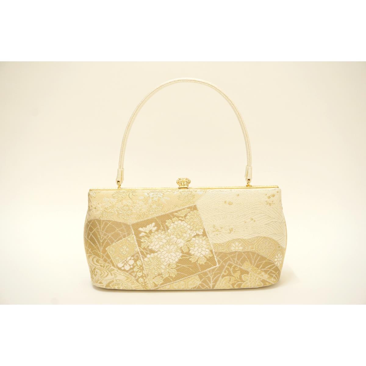 【新品】草履バッグセット　白梅　Ｆサイズ