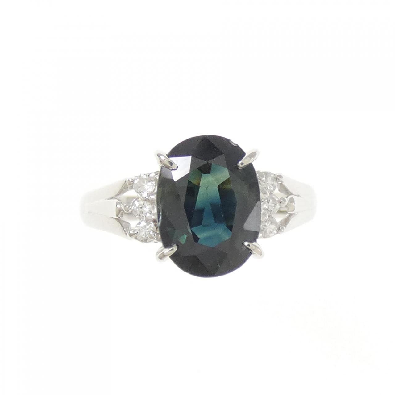 PT900 サファイヤ リング 2.08CT