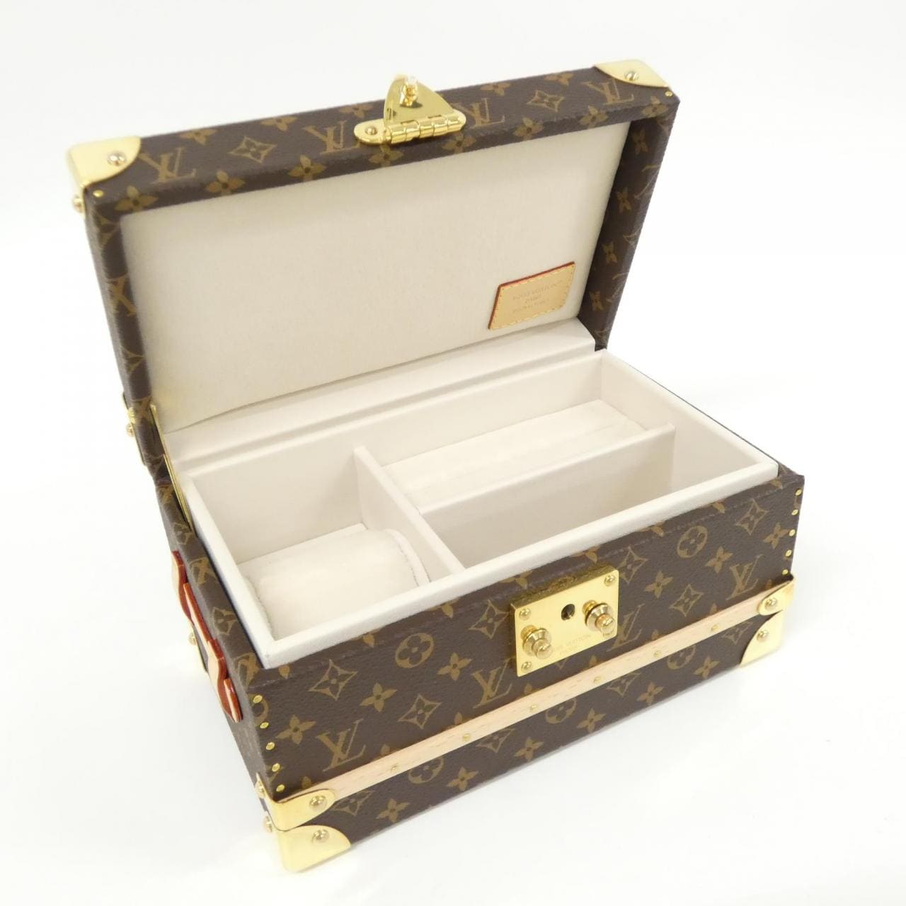 LOUIS VUITTON Monogram Mini Malle Bijou Jewelry Case M26066
