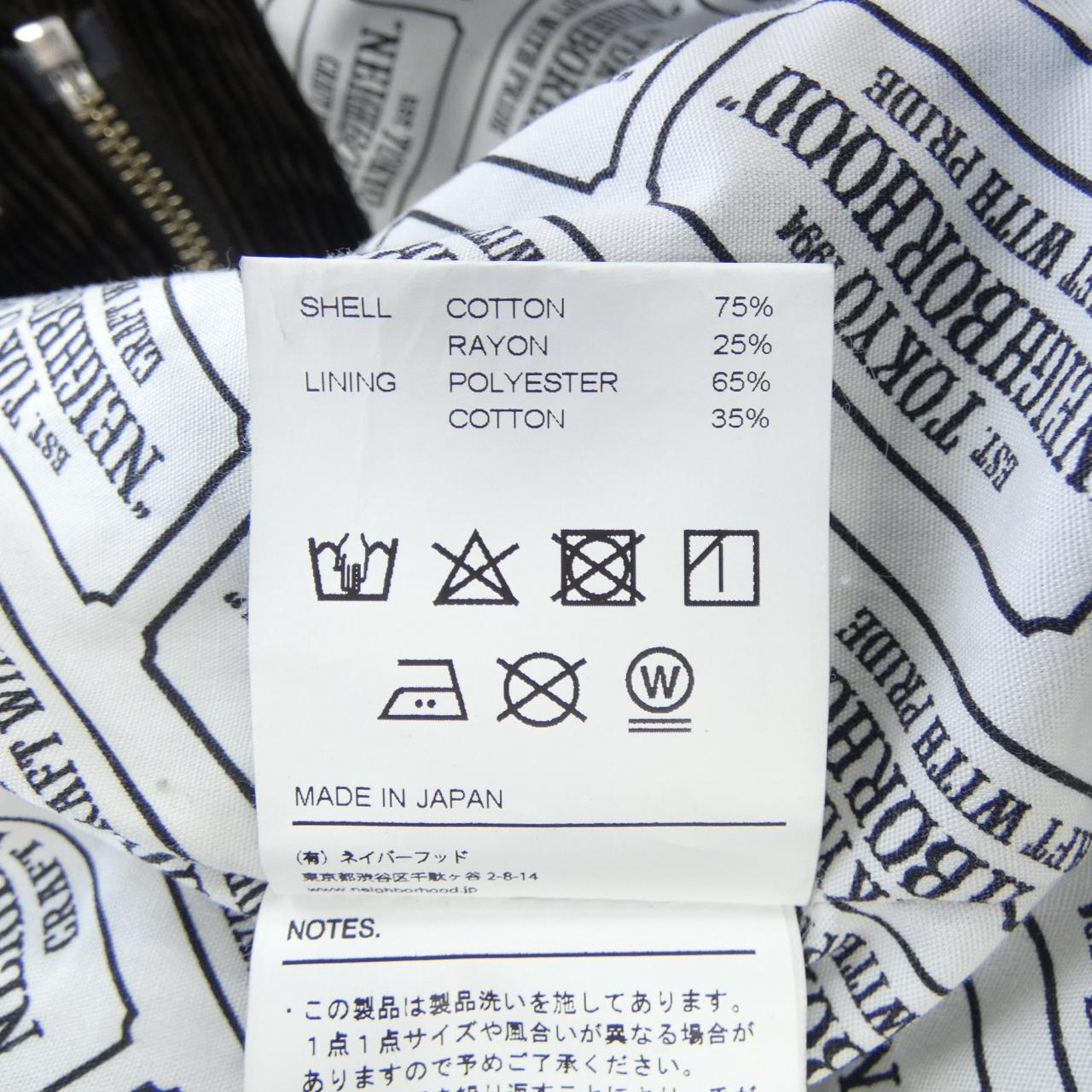 ネイバーフッド NEIGHBORHOOD 202SINH-JKM05 ジャケット