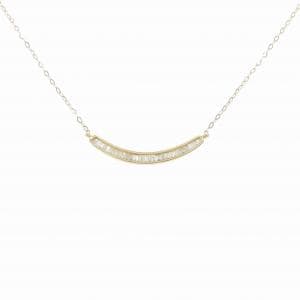 K18YG ダイヤモンド ネックレス 0.20CT