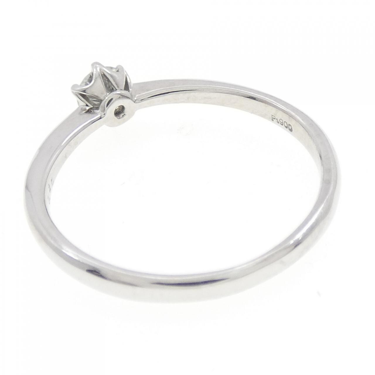 PT900 ソリティア ダイヤモンド リング 0.20CT