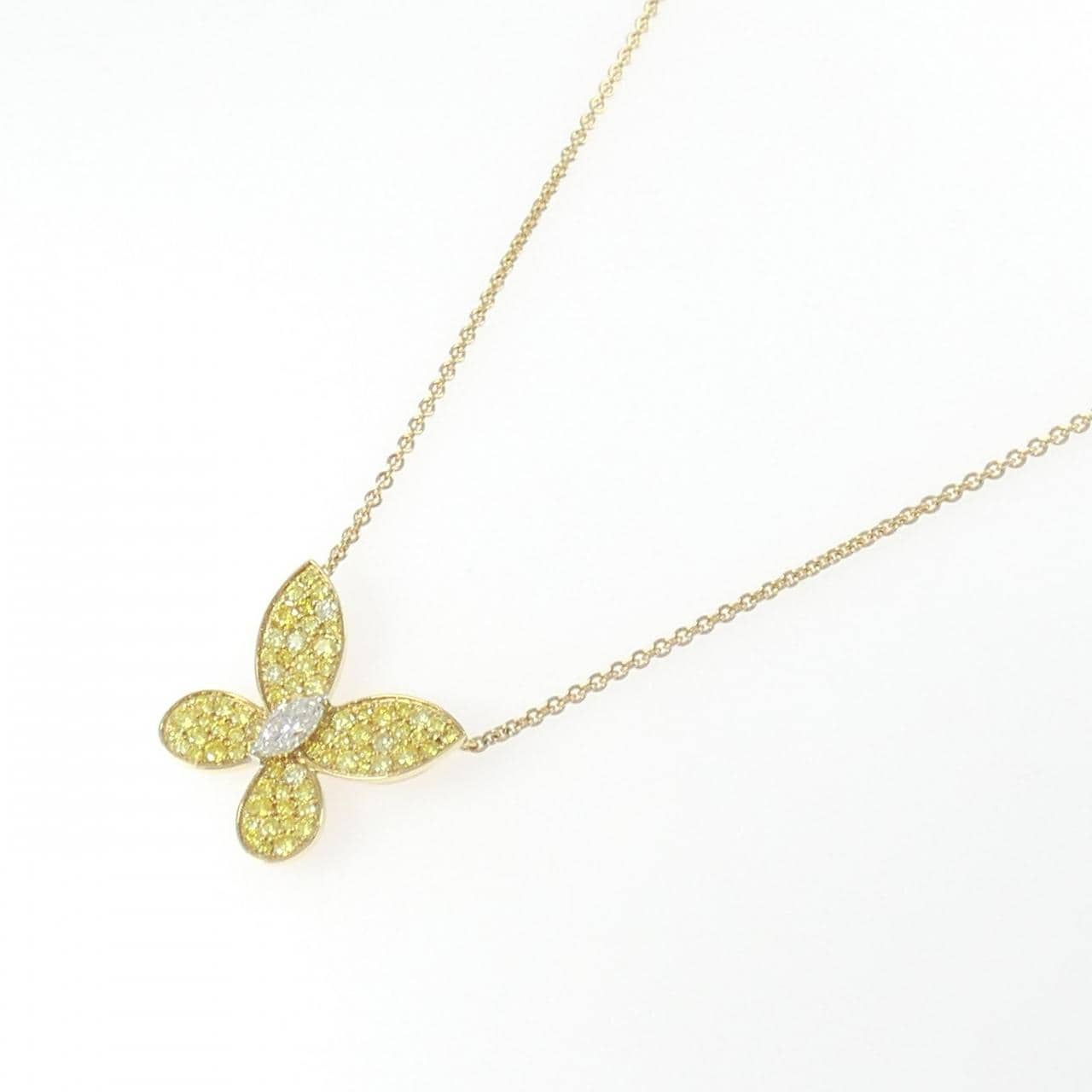 グラフ バタフライ ネックレス