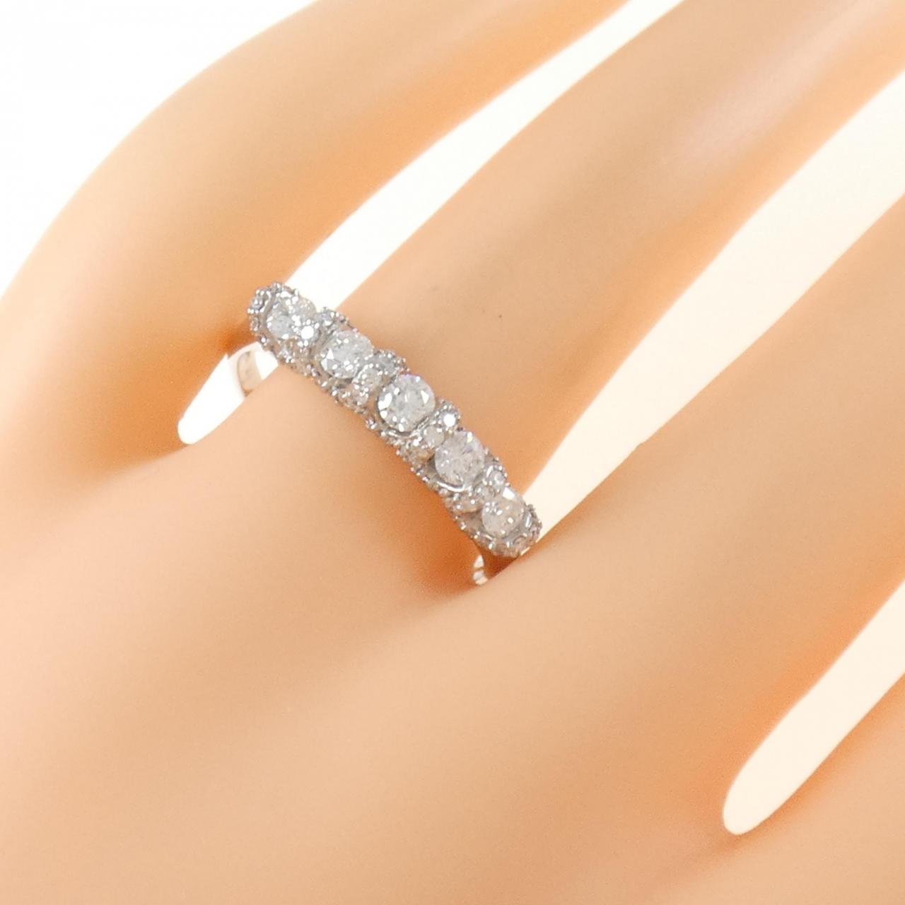 PT950 ダイヤモンド リング 0.70CT