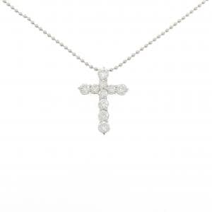 PT900/PT850 クロス ダイヤモンド ネックレス 1.00CT