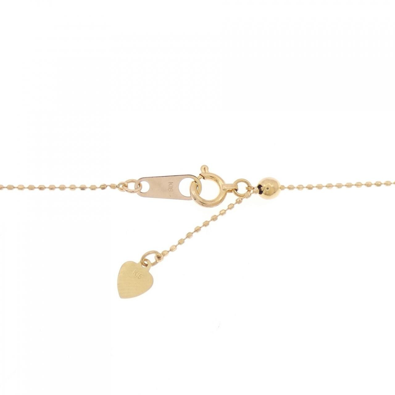 K18PG クロス ダイヤモンド ネックレス 1.00CT