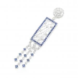 750WG サファイヤ ペンダント 2.20CT