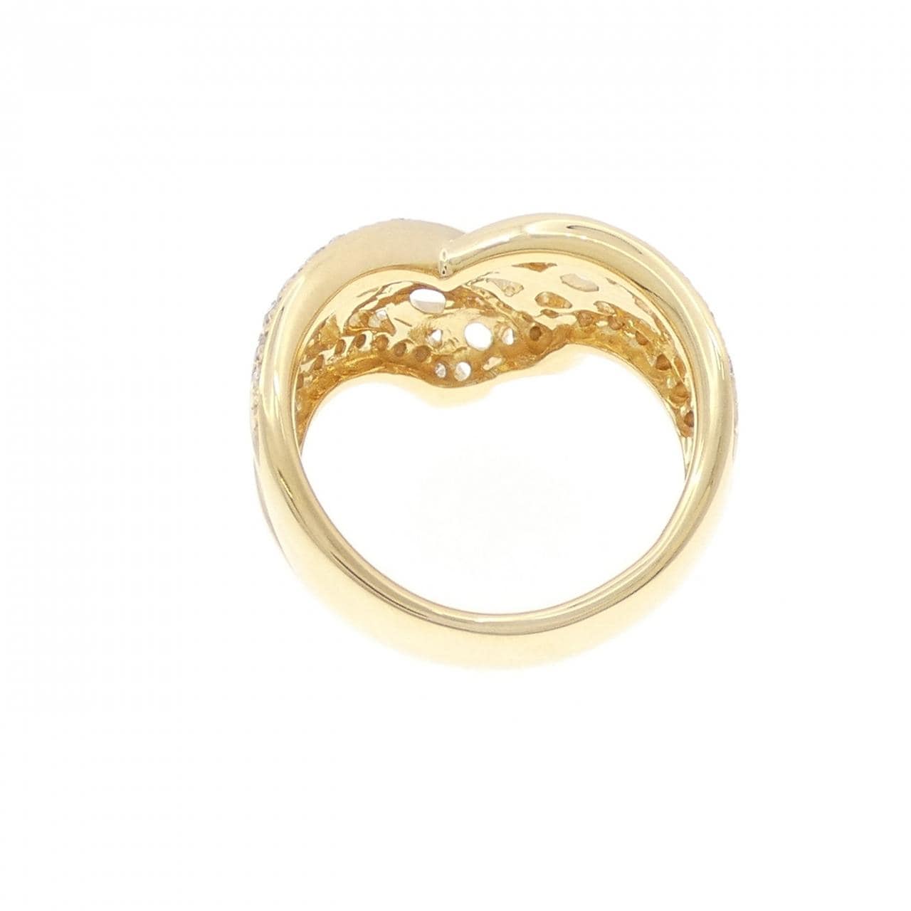 K18YG ダイヤモンド リング 0.27CT