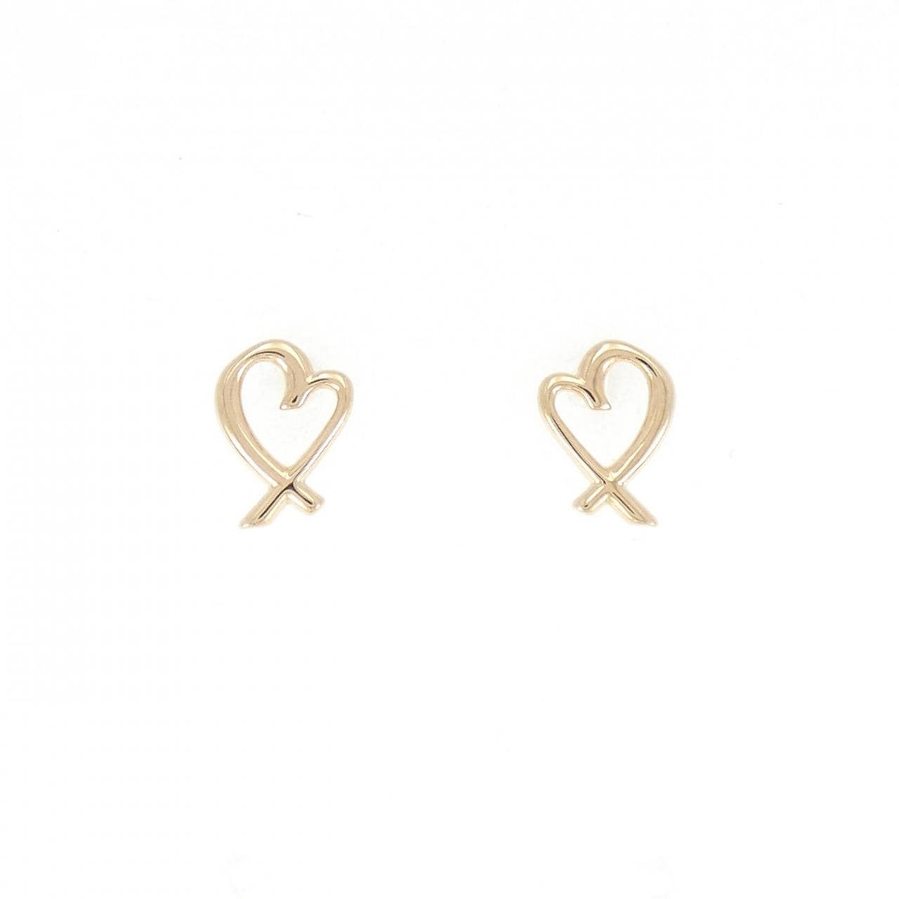 ティファニー ラビングハートミニ ピアス