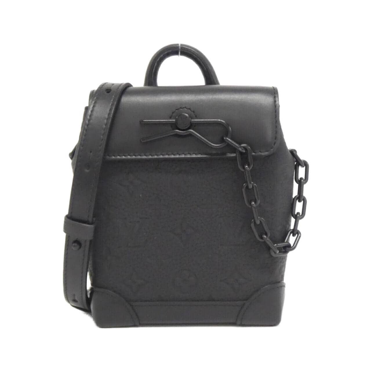 LOUIS VUITTON Taurillon Monogram Nano Steamer M82772 肩背包