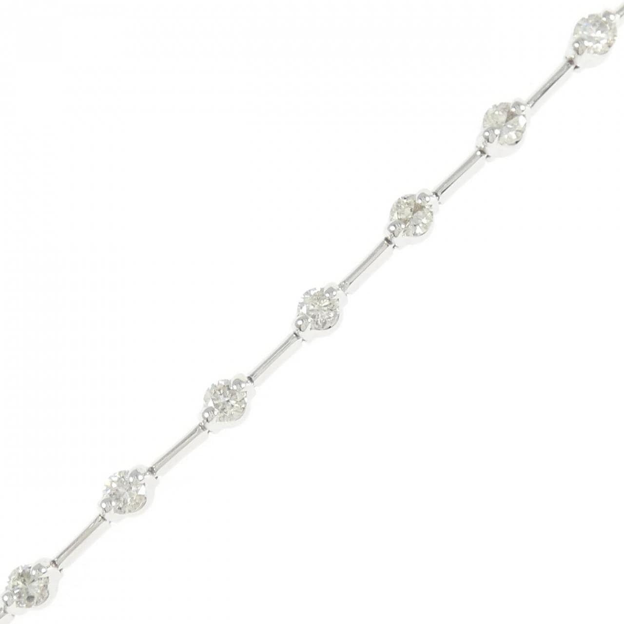 K18WG钻石手链2.00CT