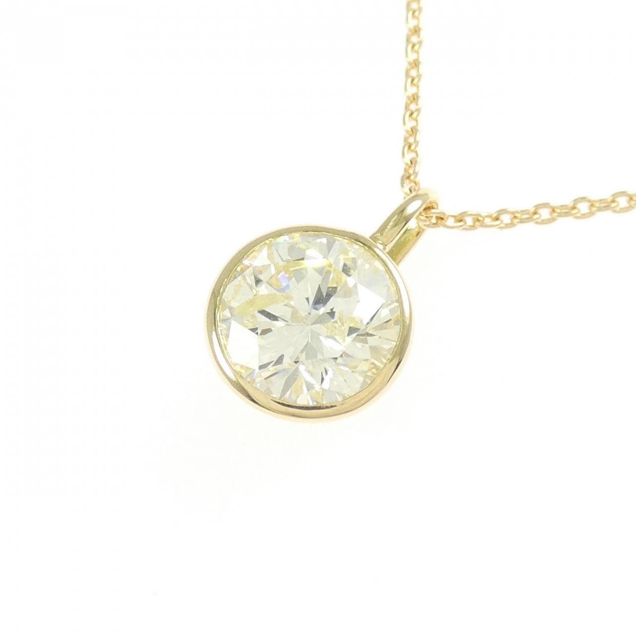 【リメイク】K18YG ダイヤモンド ネックレス 2.023CT LY I1 Good