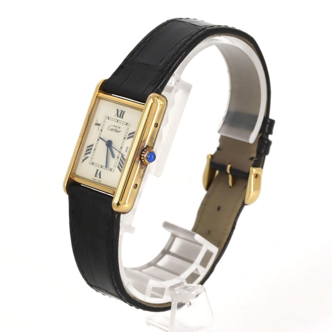 カルティエ マストタンクLMデイト GP W1013754 GP クォーツ