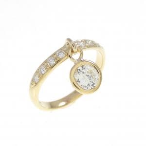 K18YG ダイヤモンド ピンキーリング 0.31CT