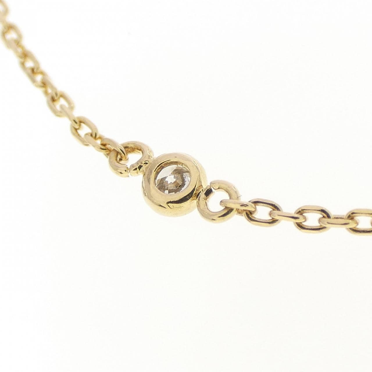 K18YG ダイヤモンド ネックレス 0.27CT