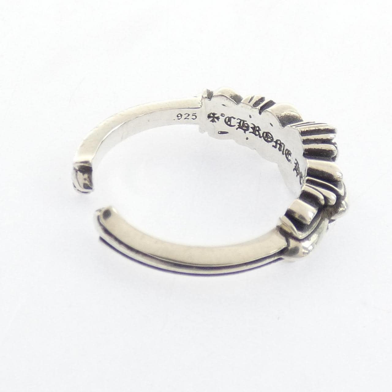 クロムハーツ CHROME HEARTS BABY CLSC DBL FLRL CRS OPEN ベイビークラシック 207159922SLVXXX001 RING