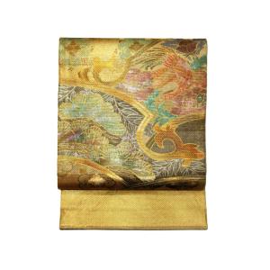 【未使用品】袋帯　【川島織物】螺鈿加工