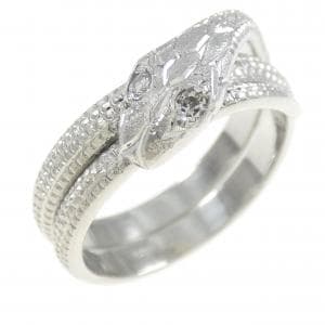 PT スネーク ダイヤモンド リング 0.06CT