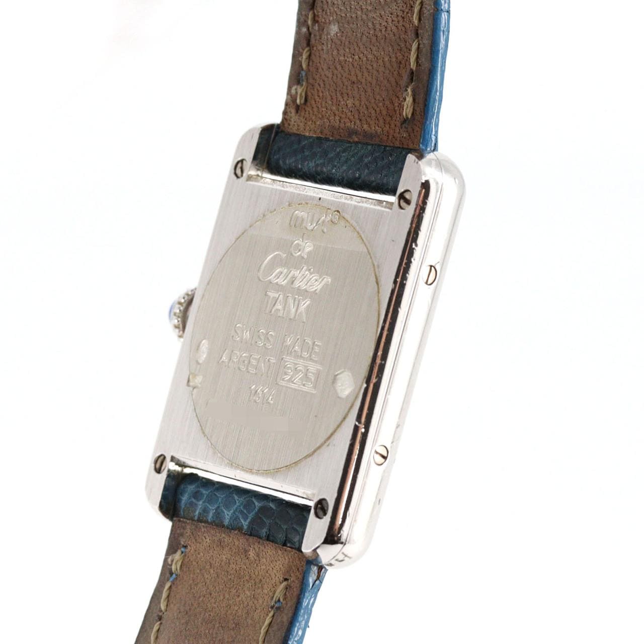 カルティエ マストタンクSM W1001565 シルバー クォーツ